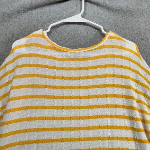 C+D+M Collection Pullover Sweater Womens Size S Embroidered Scalloped 3/4 Sleeve - Picture 11 of 13